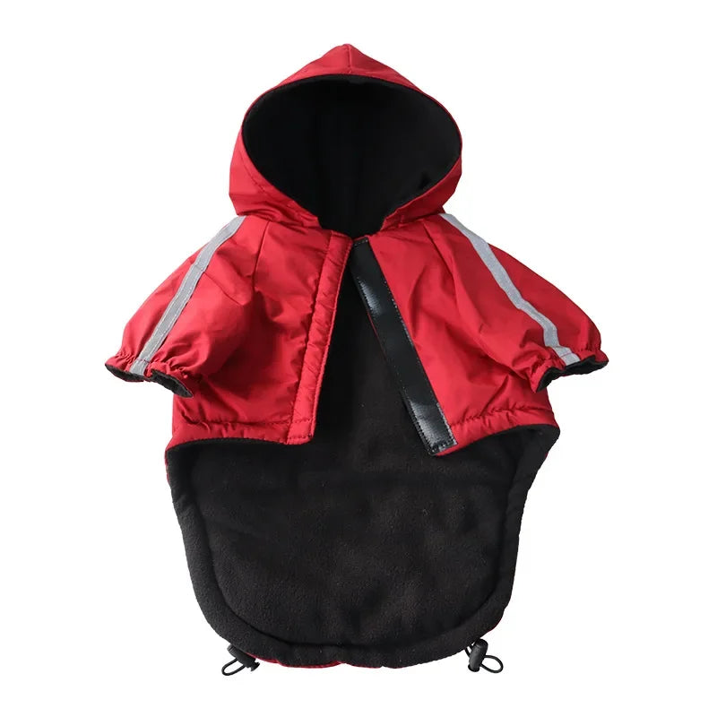 Winter Dog Clothes Warm Fleece Pet Dogs Jacket Reflective Waterproof for Small, Medium, large Dogs 