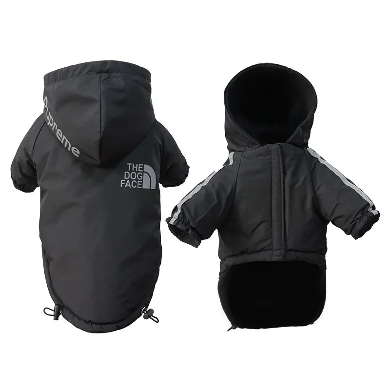 Winter Dog Clothes Warm Fleece Pet Dogs Jacket Reflective Waterproof for Small, Medium, large Dogs 