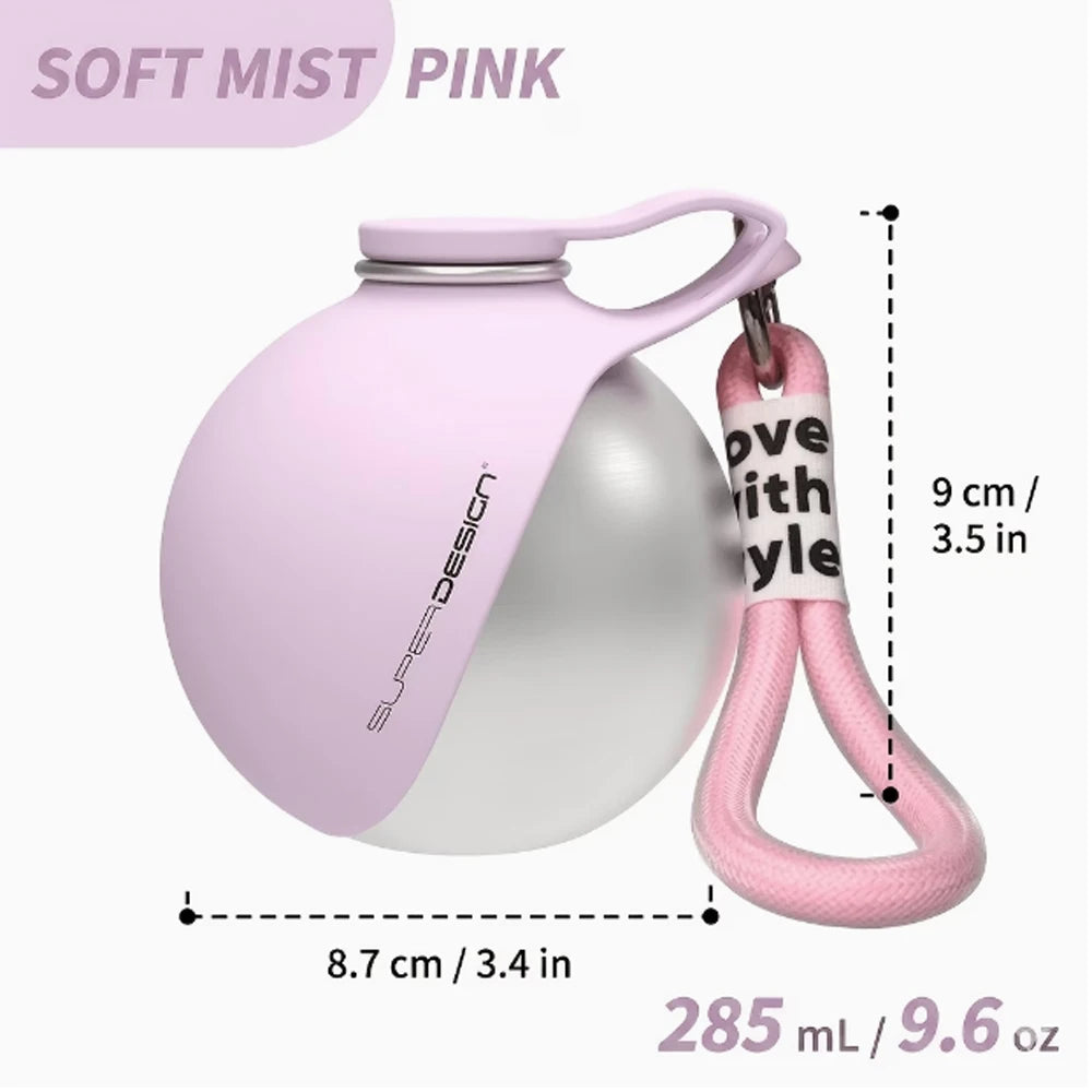 Pet Dog and Cat Stainless Steel kettle Water Cup 