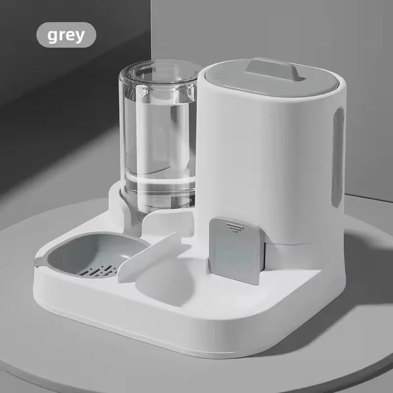 2-in-1 Automatic Pet Food & Water Dispenser for Dogs & Cats