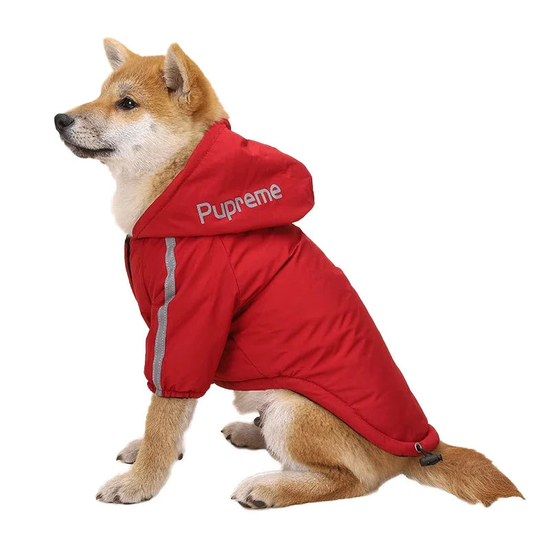 Winter Dog Clothes Warm Fleece Pet Dogs Jacket Reflective Waterproof for Small, Medium, large Dogs 