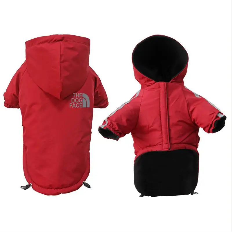 Winter Dog Clothes Warm Fleece Pet Dogs Jacket Reflective Waterproof for Small, Medium, large Dogs 