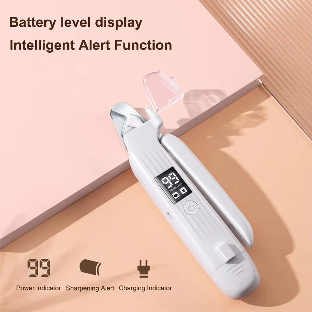 2 in 1 Electric Pet Nail Trimmer with LED Lights and Pet Nail Grinder Dog Nail for Small Medium Large Dogs/Cats