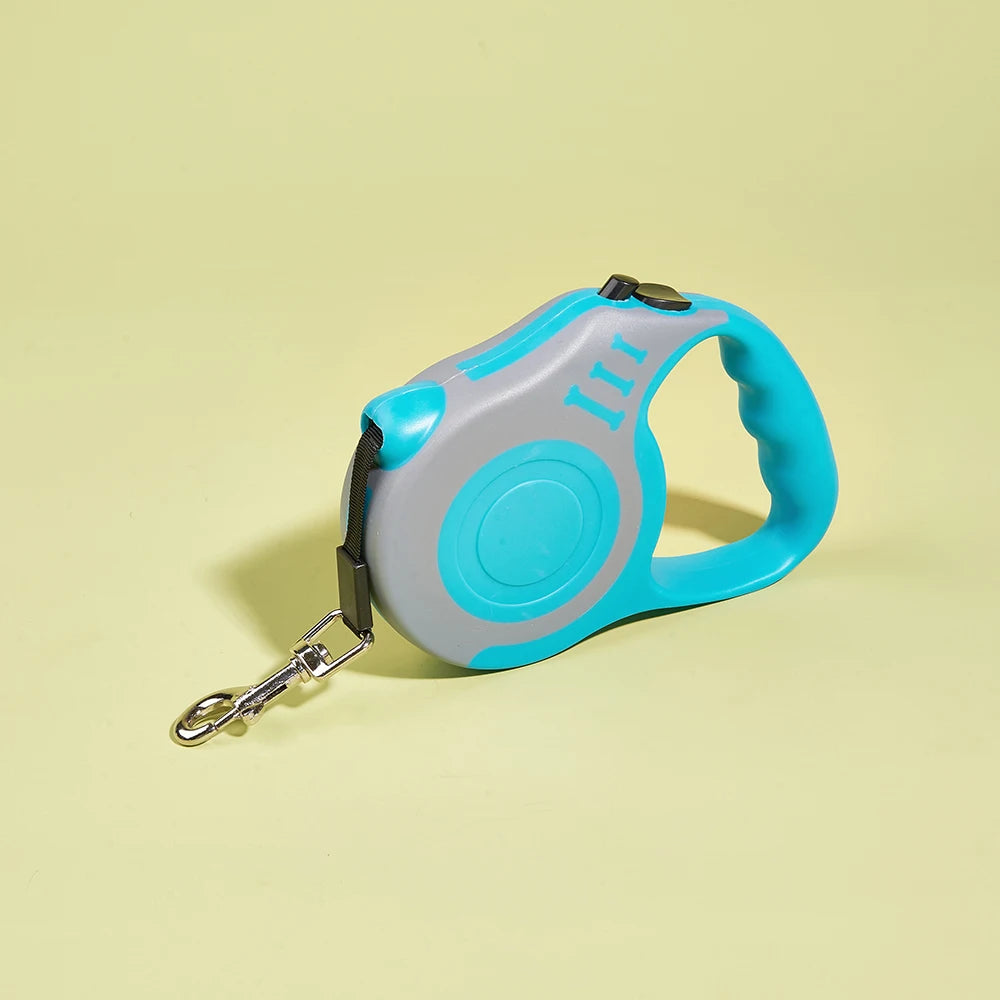 3M 5M Dog Leash for Small Medium Dogs Cats Automatic Retractable Lead Strong Nylon Pets Traction Rope 
