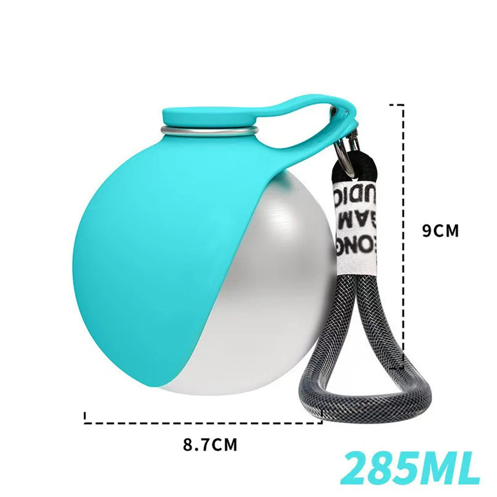 Pet Dog and Cat Stainless Steel kettle Water Cup 