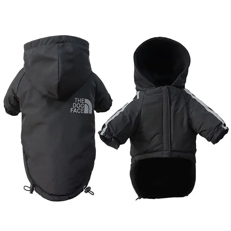 Winter Dog Clothes Warm Fleece Pet Dogs Jacket Reflective Waterproof for Small, Medium, large Dogs 