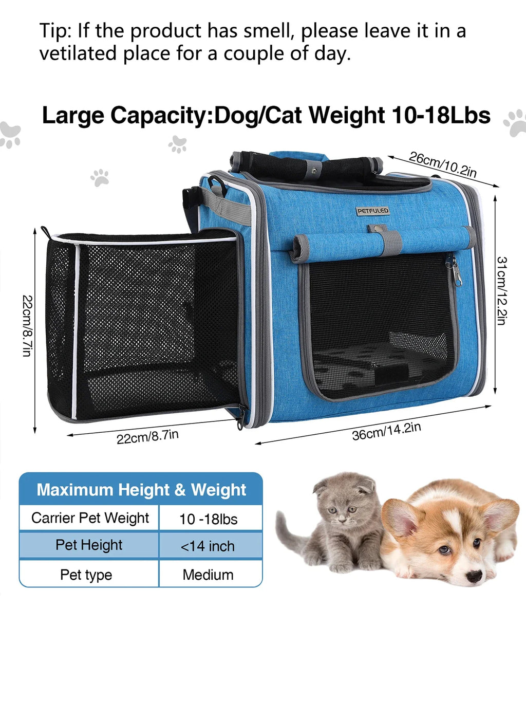 Expandable Pet Bike Basket & Carrier Backpack 🐾🚲