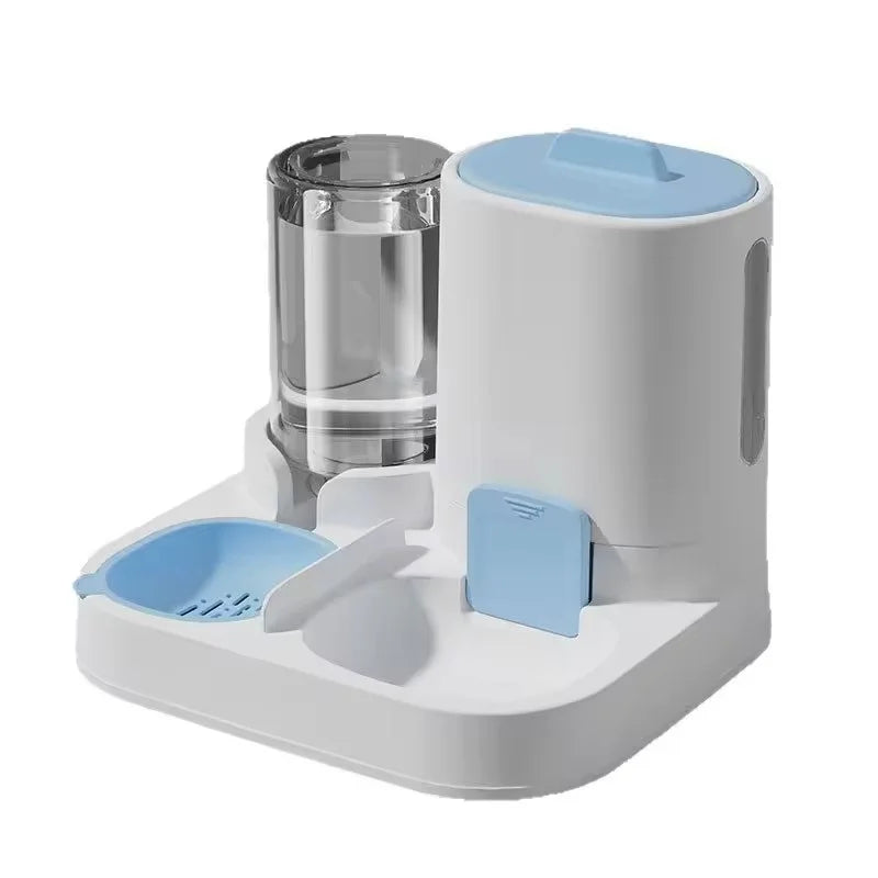 2-in-1 Automatic Pet Food & Water Dispenser for Dogs & Cats