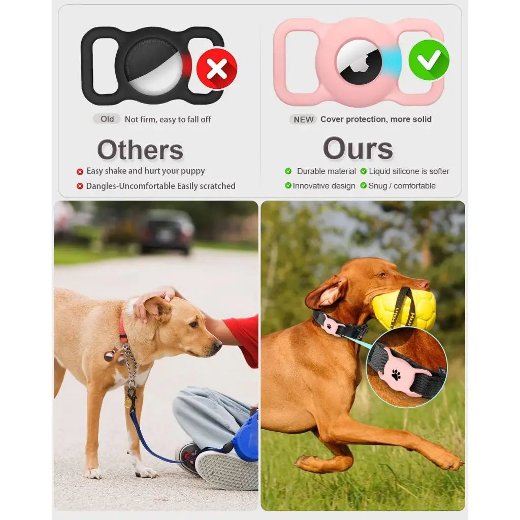 Airtag Dog Holder and Airtag Dog Collar