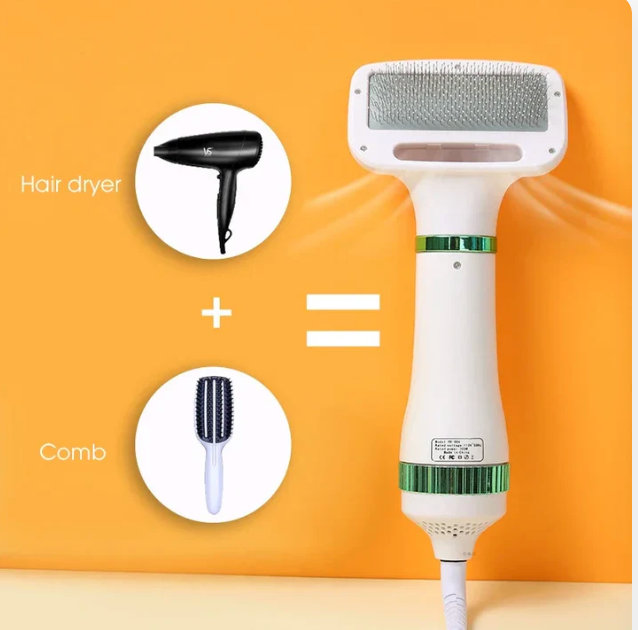 2 in 1 Pet Grooming brush and Dryer for dogs and cats