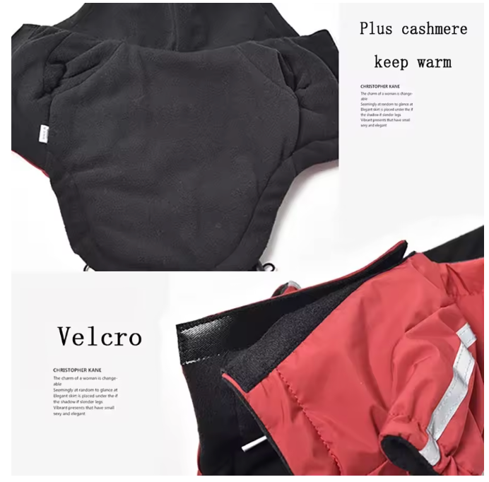 Waterproof Cotton Dog Jacket for dogs