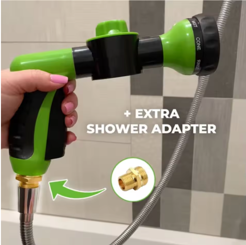 Dog soap and water sprayer