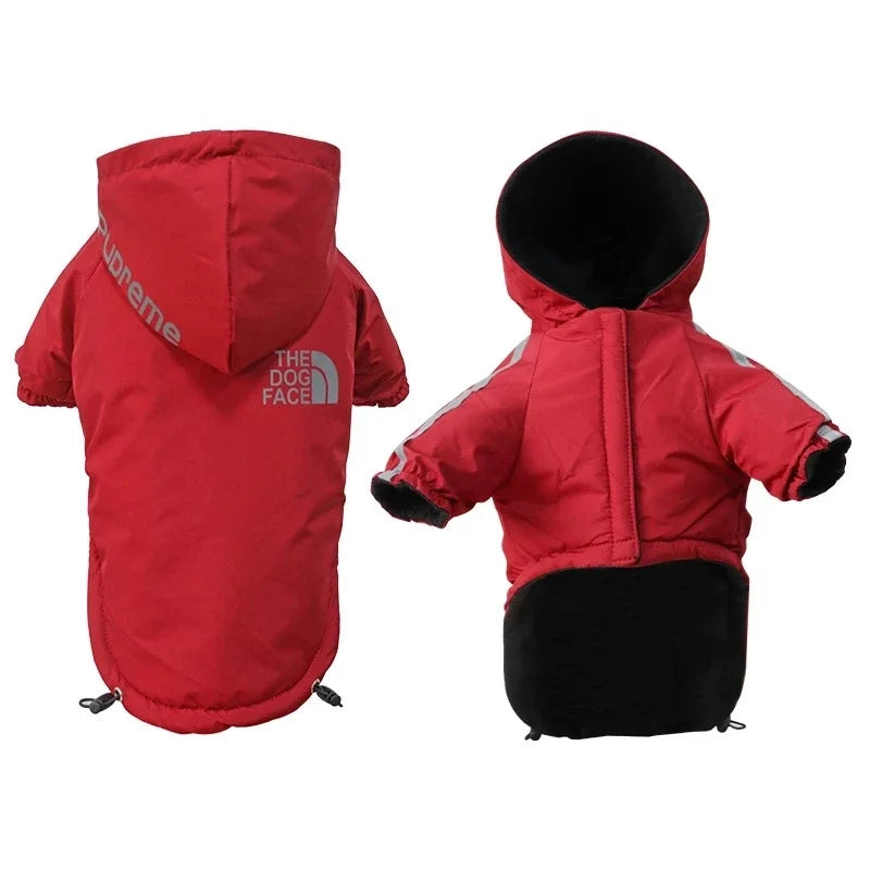 Winter Dog Clothes Warm Fleece Pet Dogs Jacket Reflective Waterproof for Small, Medium, large Dogs 
