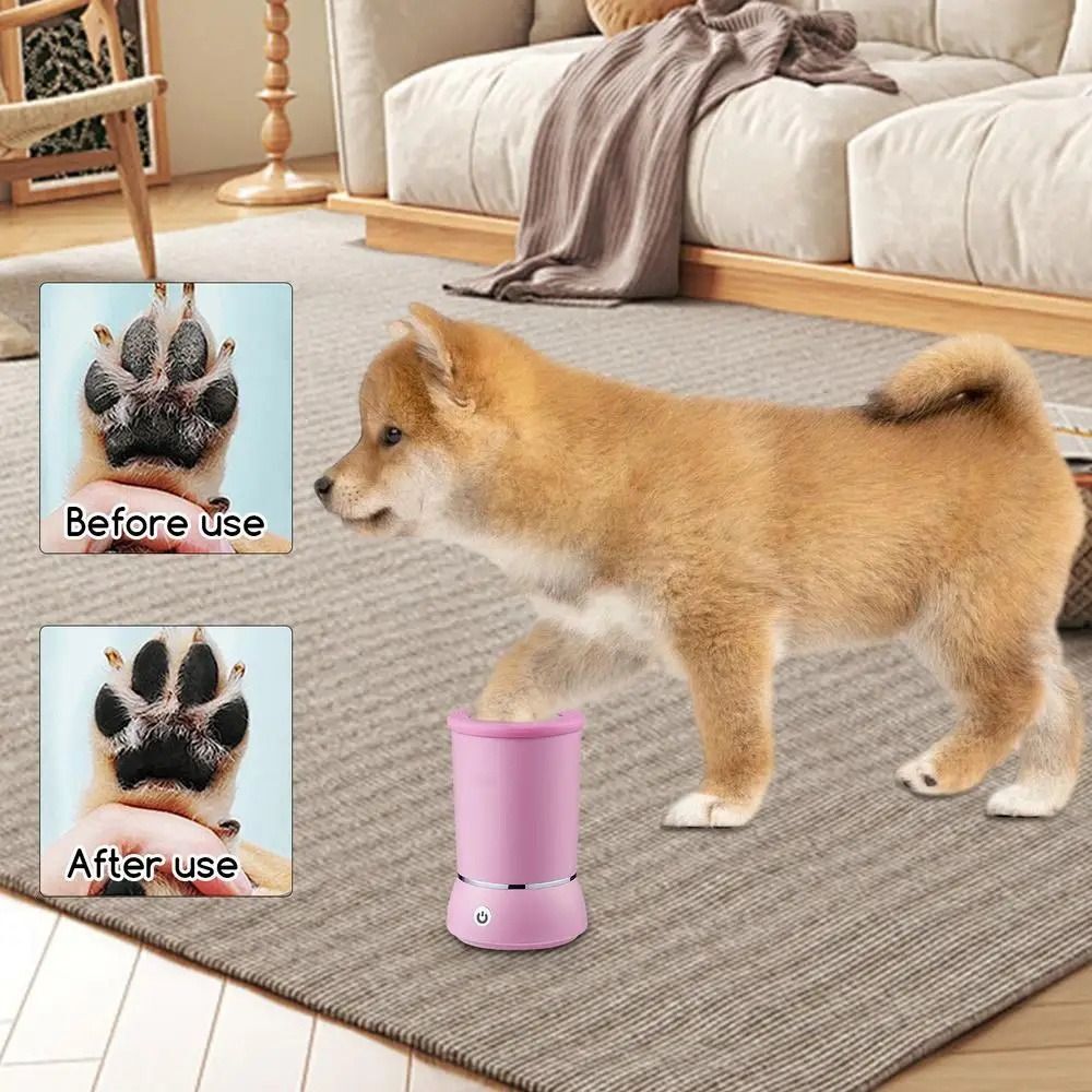 Pet Feet Washer USB Charging Electrical Pet Paw Cleaner Automatic Washer